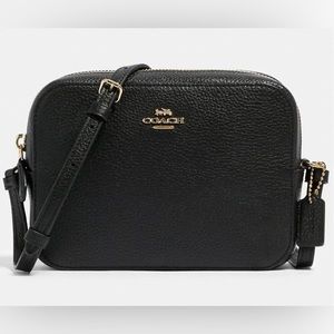 Coach Leather Camera Mini Crossbody